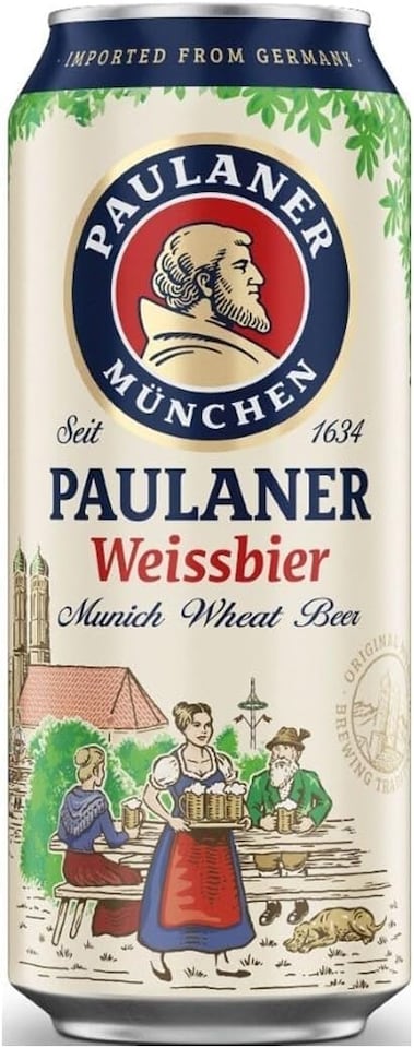 image 1 of Paulaner Weissbier German Wheat Beer 24 x 500ml cans