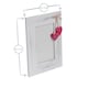 image 3 of Nicola Spring Rustic Red Hearts Photo Frame - 4 x 6" - White