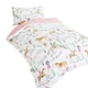 image 2 of Portfolio Home Horseshow Horses Girls Pink Bed Linen Bedding Duvet Cover Quilt Set With Pillow Case Multi | Single