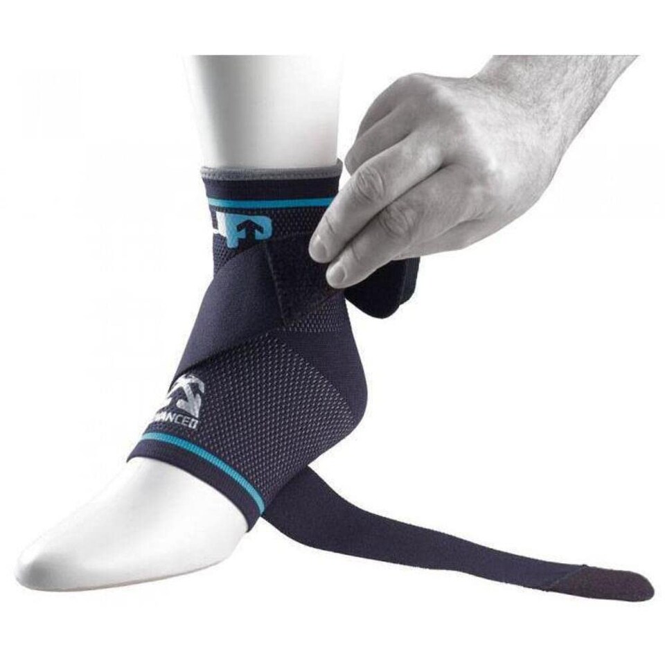 image 1 of Ultimate Performance Advanced Ultimate Compression Ankle Support, Small,Up5170S, Navy Blue