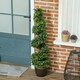 image 6 of HOMCOM Set of 2 Decorative Artificial Plants with Lavender and Pot, 115cm 
