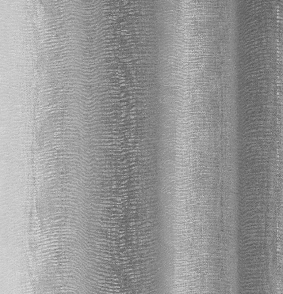 image 1 of Pair of Crete Silver Luxury Linen Look Sheer Panels with Eyelet Header 183 CM