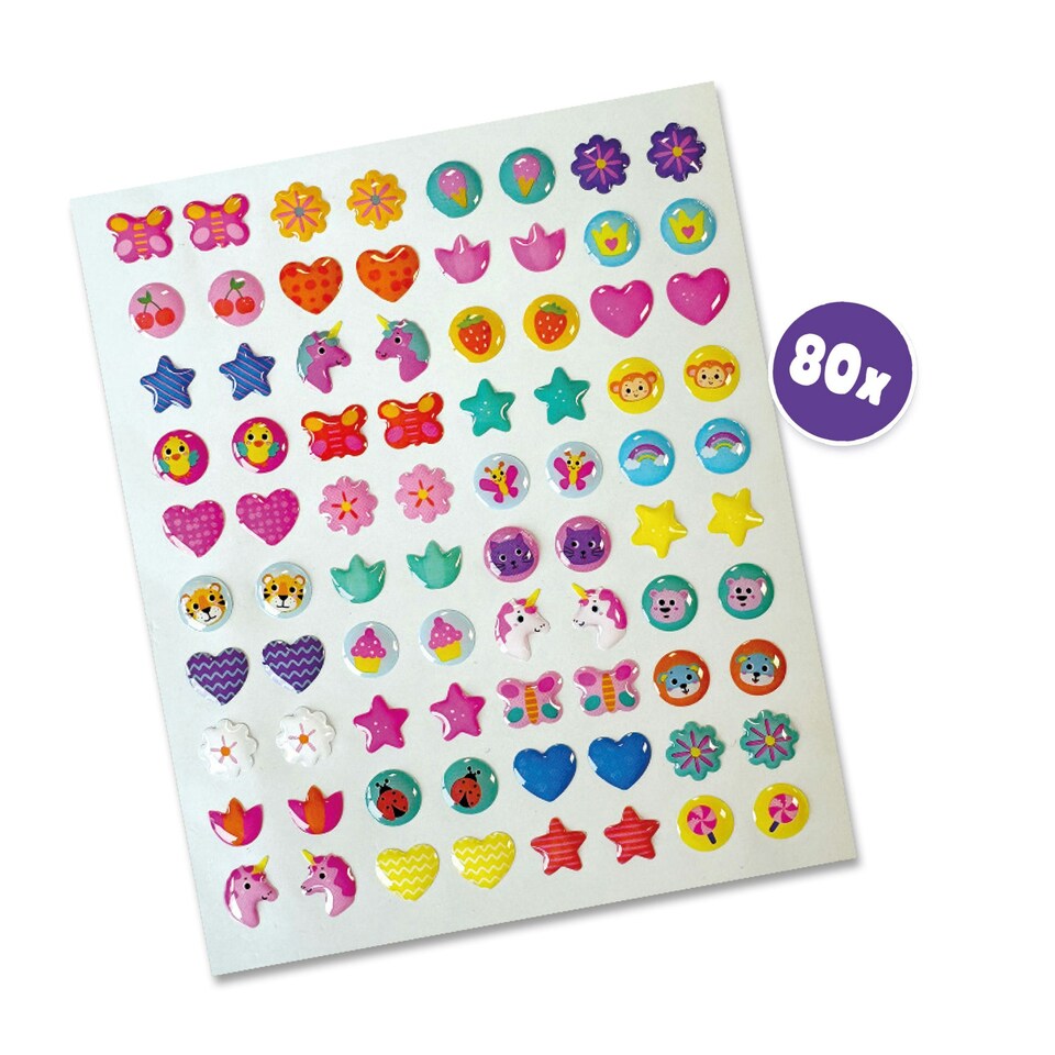 image 1 of SES Creative Stick On Earrings