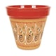 image 3 of Verano Spanish Ceramics Set of 3 Plant Pots - 16-29cm Inca Red Red