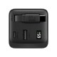 image 2 of Urban Vitamin Mendocino Retractable Connector Cable (UK Plug) | Black | Black | 1