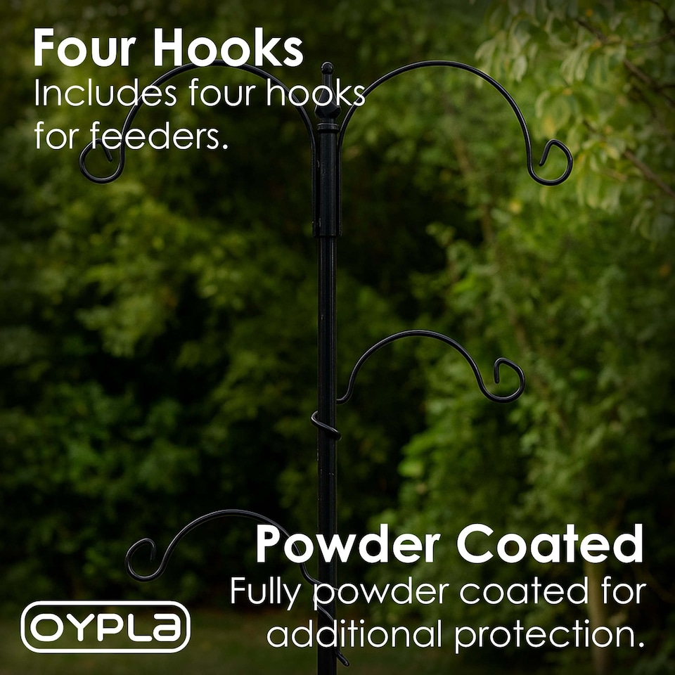 image 1 of Wild Bird Decorative Feeding Station with Feeder Tray & Bath