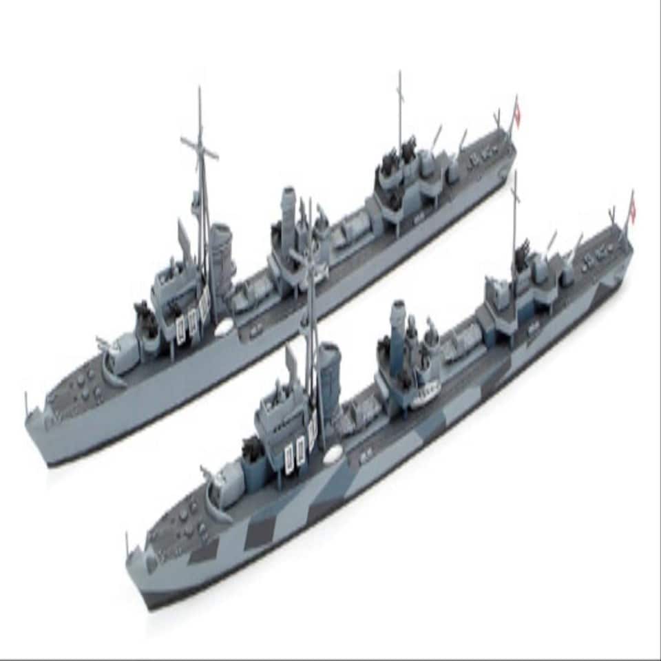 Tamiya German Destroyer Z Class Project Barbara 2 (1:700 Scale)