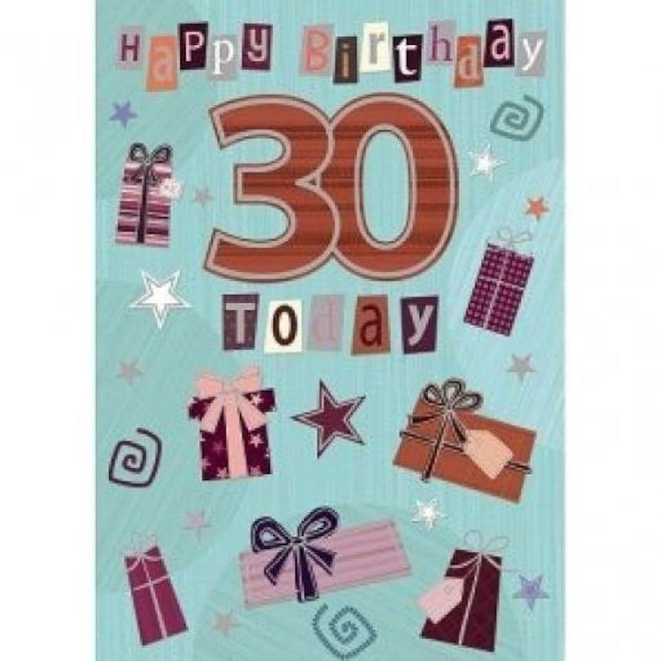 image 1 of 30th Birthday Card