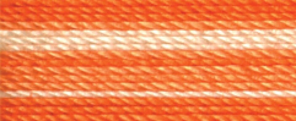 Anchor Orange Freccia Multicolour Size 6 Cotton Crochet Thread 50gm Ball - per value pack of 4