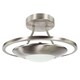 image 7 of Modernistic Semi Flush Eco Friendly LED Ceiling Light Fitting in Satin Nickel | Silver | Satin Nickel | 1