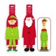 image 1 of Novelty Christmas Bottle Cover with Fun Topper