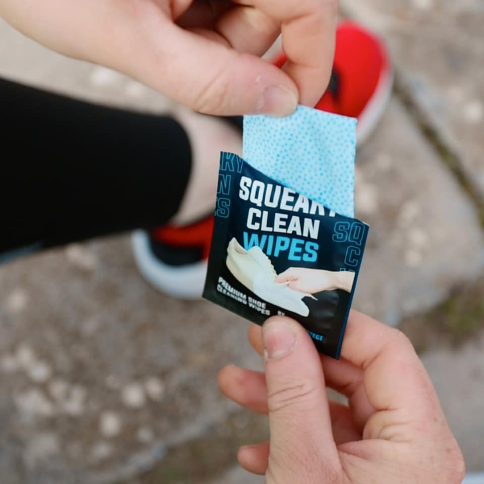 image 1 of Squeaky Clean Wipes - Premium Shoe Cleaning Wipes (2 pack / 24 pcs)