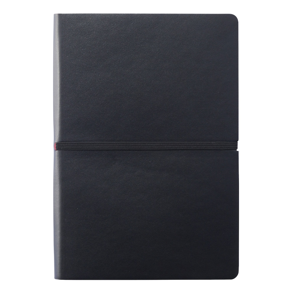 image 1 of XD Collection Deluxe Soft Cover A5 Notebook - Black - One Size