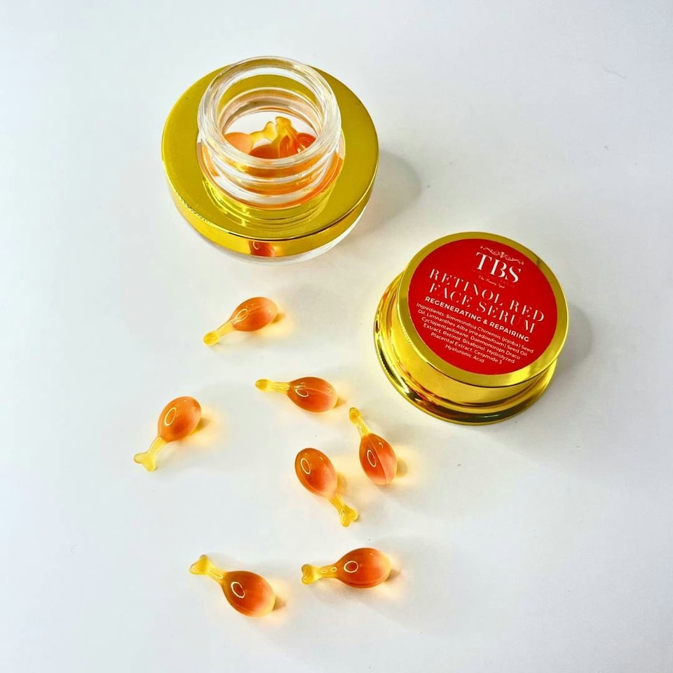 image 1 of TBS 14 Day Rescue Face Serum Retinol Fire 14 Pieces
