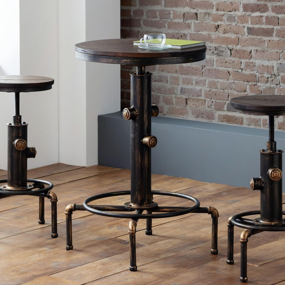 image 1 of Rockport Pipework Bar Table