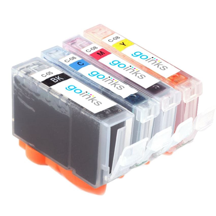 1 Compatible Set of 4 Canon PGI-5 & CLI-8 Printer Ink Cartridges