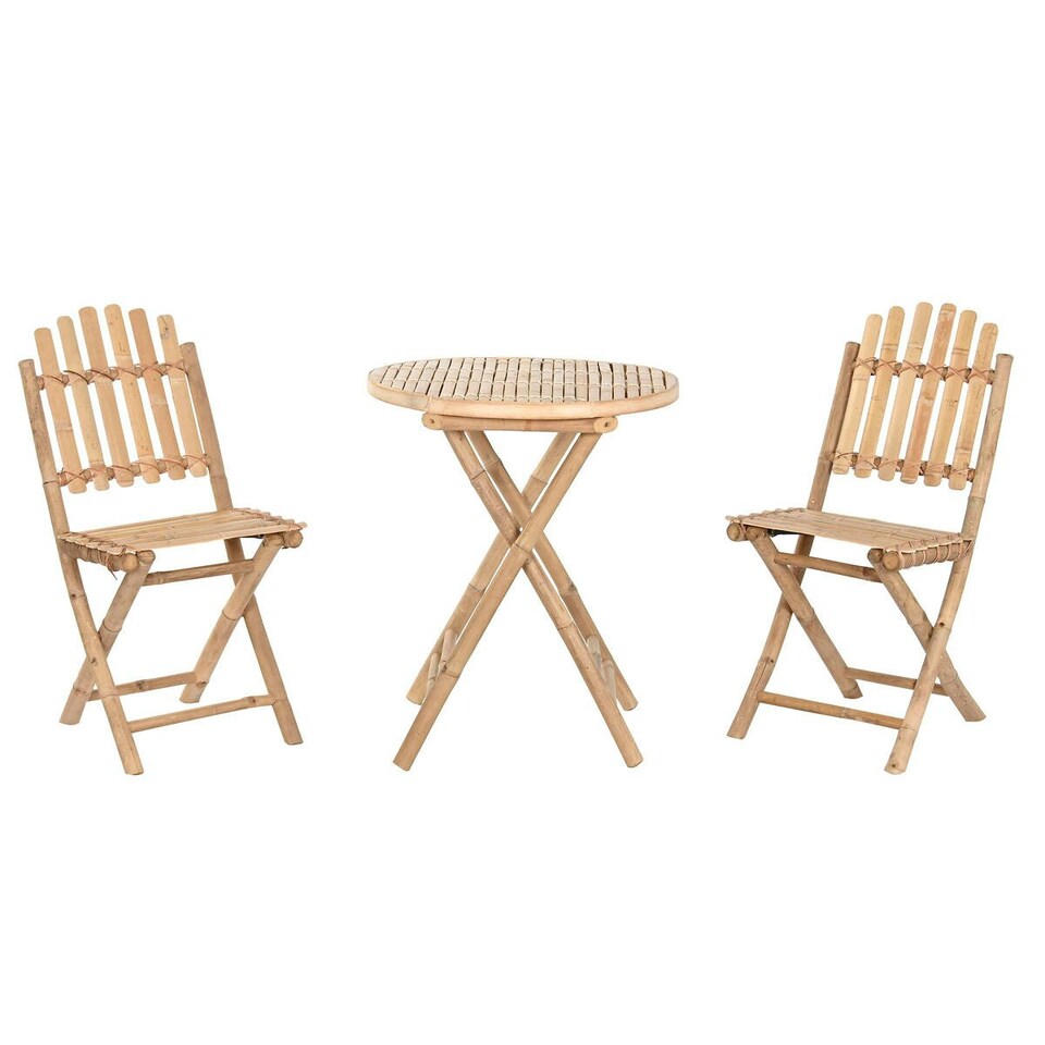 image 1 of Table set with 2 chairs Home ESPRIT 61 x 61 x 73 cm N/A
