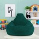 image 3 of icon Dalton Kids Beanbag Corduroy Teal Set of 2 Green