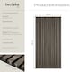 image 6 of Acoustic Wall Panels with Wood Veneer Slats, Thick Felt and Easy to Install | Grey | oak gray | 120 x 60 x 120 cm | 4