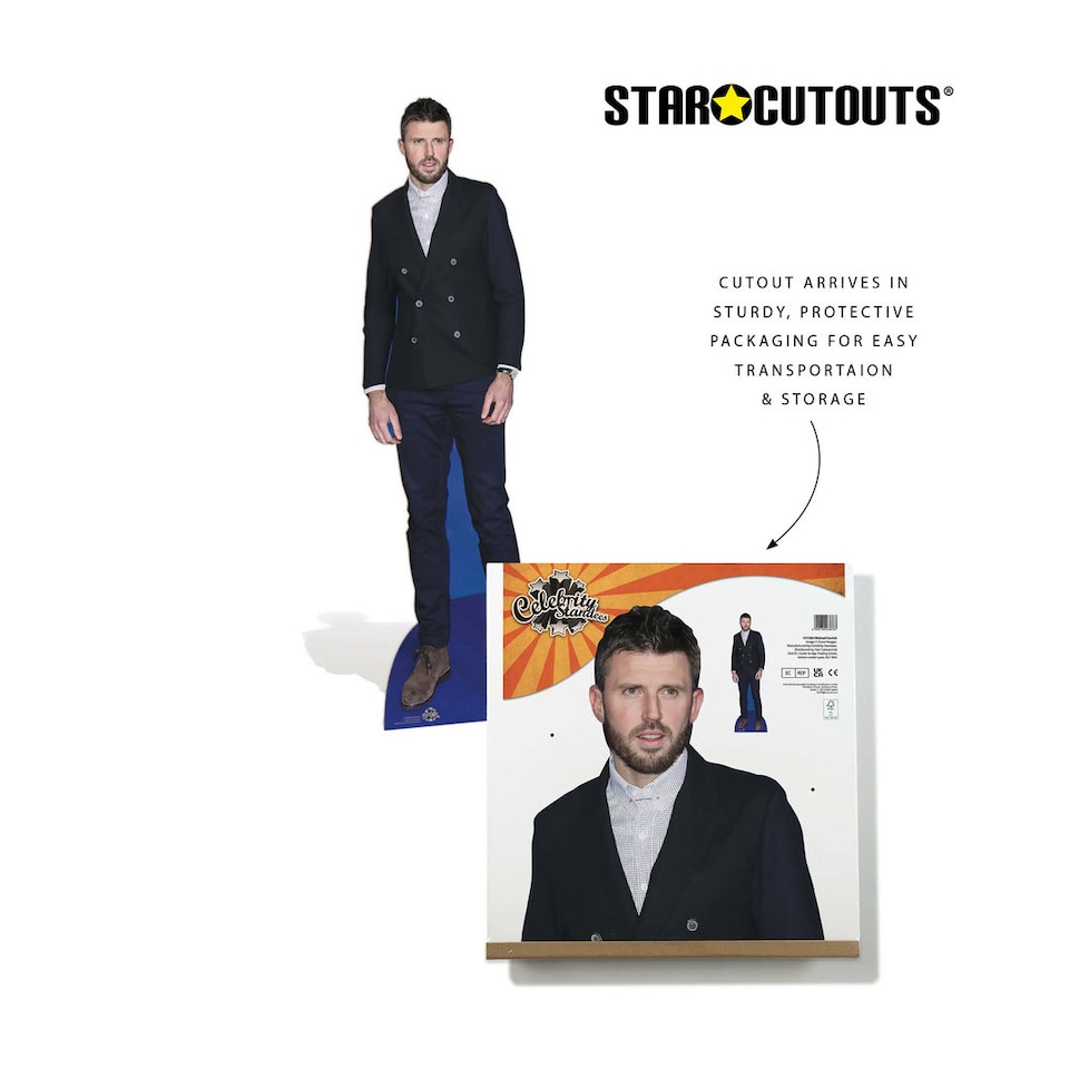 image 1 of Michael Carrick Lifesize Cardboard Cutout 189cm