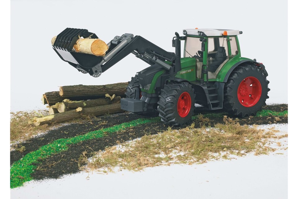 image 1 of Bruder Fendt 936 Vario with frontloader Construction Loader Model