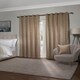 image 4 of Metro Thermal Blackout Eyelet Curtains 168cm x 228cm Taupe Brown | Natural