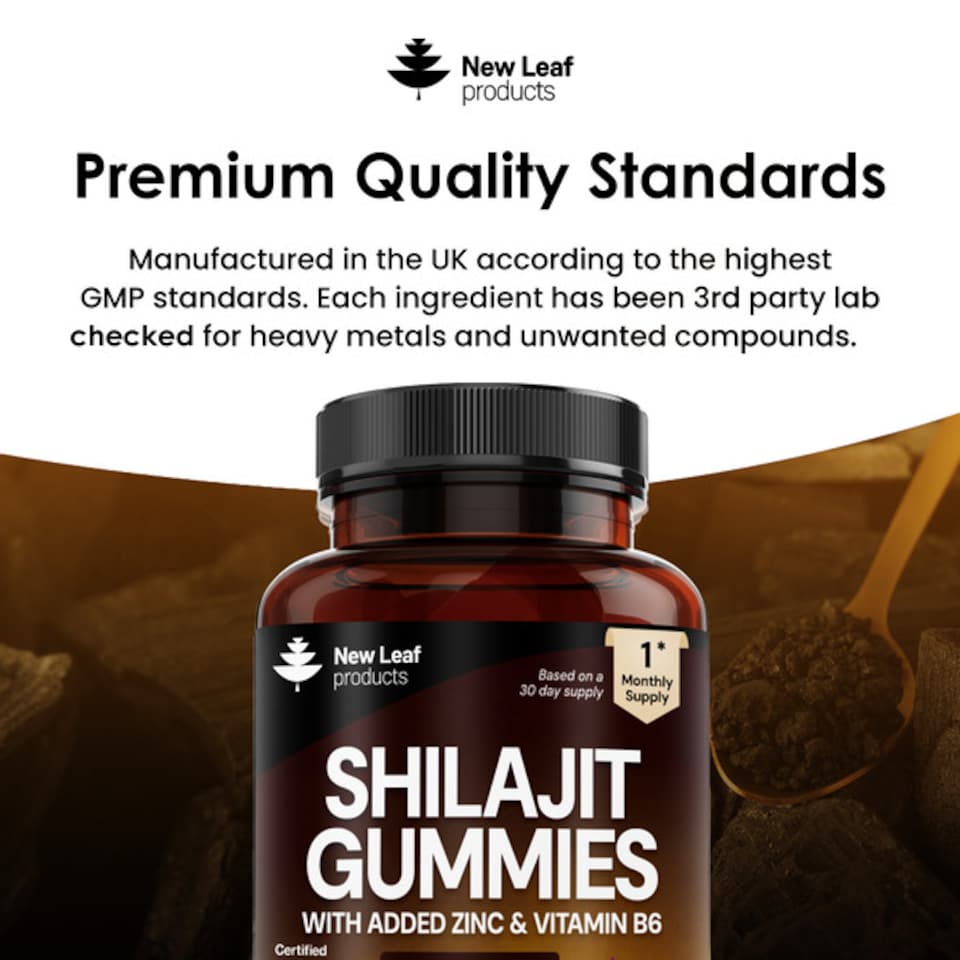 image 1 of Shilajit Gummies with Zinc & B6 Vegan Berry Flavour