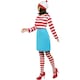 image 4 of Wheres Wally? Womens/Ladies Wenda Costume Set - White/Red/Blue - XS XS