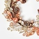 image 2 of Homescapes Champagne Pinecone & Apple Christmas Wreath
