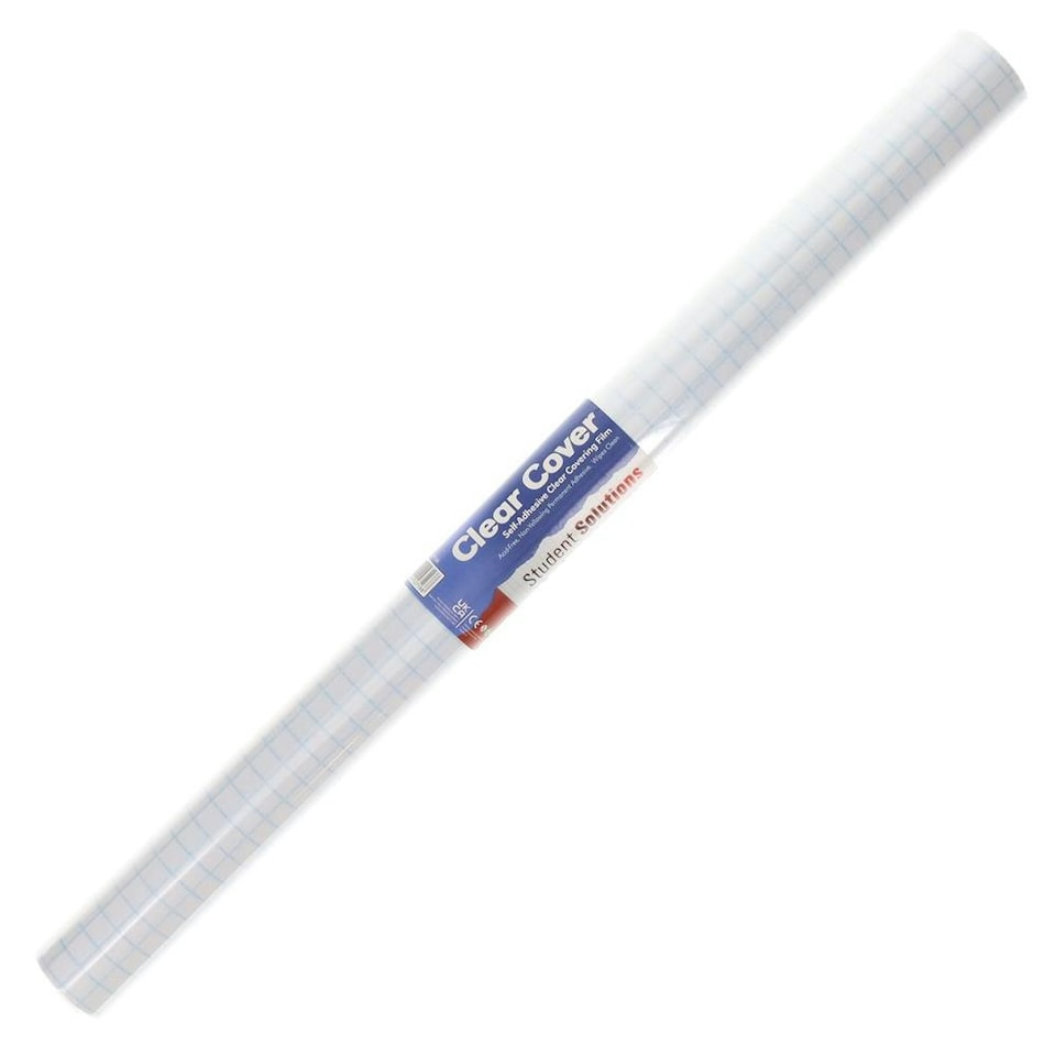 image 1 of 5mx50cm Clear Cover Roll by Student Solutions