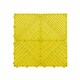 image 1 of Modular Interlocking Ribbed Vented Garage Floor Tiles - Yellow