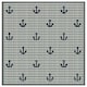 image 3 of Anchors on rope pattern (Picutre Frame) Brown | L
