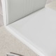 image 5 of Furniturebox 2x Willow White Faux Leather Chrome 'Z' Dining Chairs