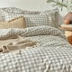 image 2 of Yard Barton Gingham Check Super King Duvet Cover Set