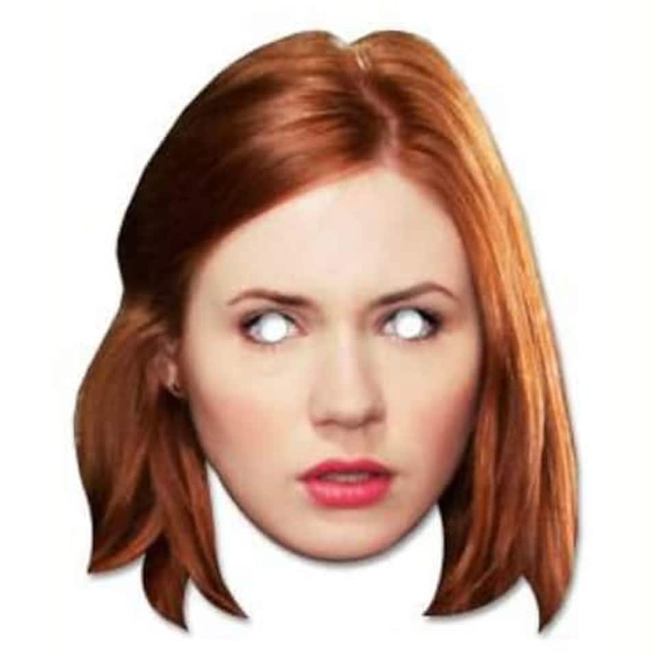 Dr Who Amy Pond Cardboard Face Mask