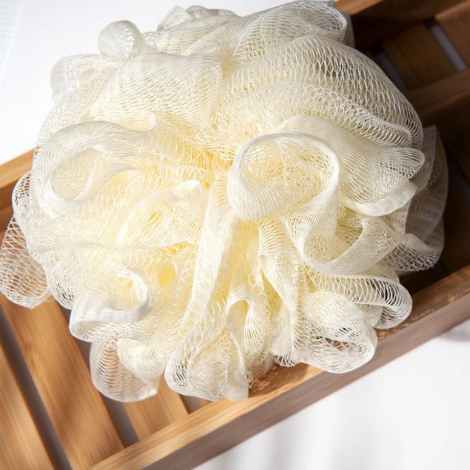 image 1 of So Eco Long Handle Shower Pouf