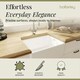 image 3 of Fireclay 595mm Single Bowl Belfast Butler Sink with Basket Strainer Waste & Mono Kitchen Mixer Tap by Balterley