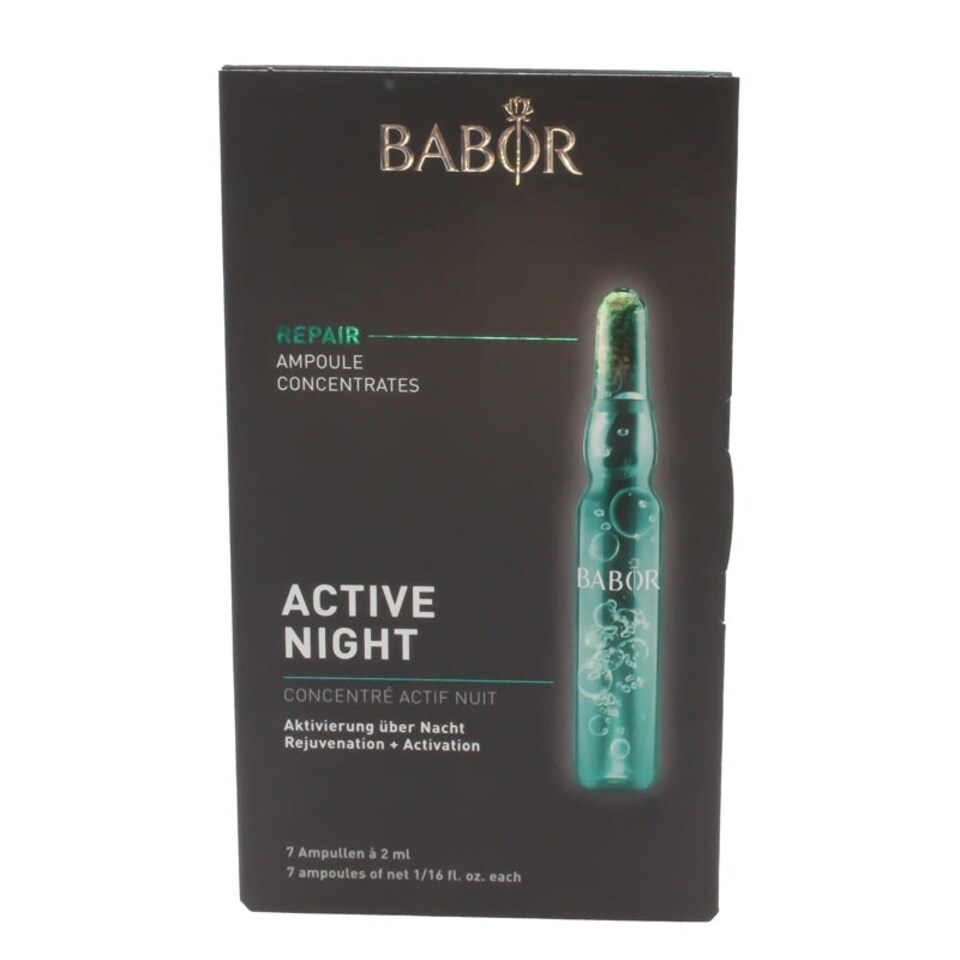 image 1 of Babor Ampoule Face Serum 7 x 2ml Concentrates Active Night Repair
