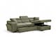 image 1 of Green Chenille Fabric 2C1 Corner Sofabed with Storage ARTHUR