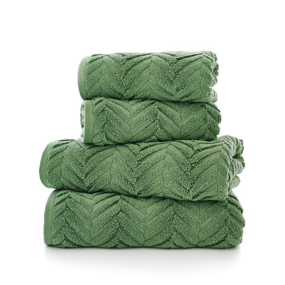 image 1 of Catalonia Zero Twist 650GSM Towels The Lyndon Company Green | Green | Bath towel