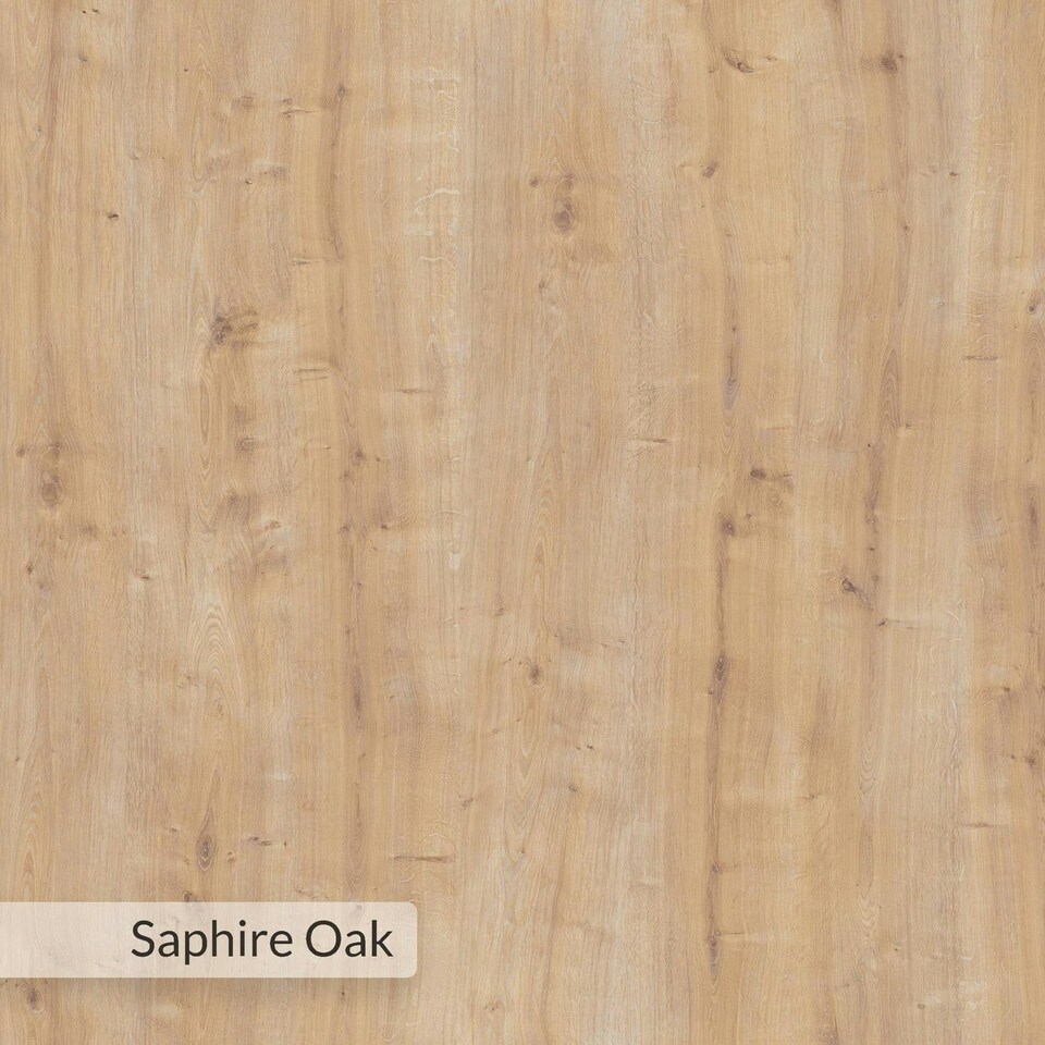 image 1 of Naive 1 Drawer Console Table Sapphire Oak with Black Metal Frame Brown