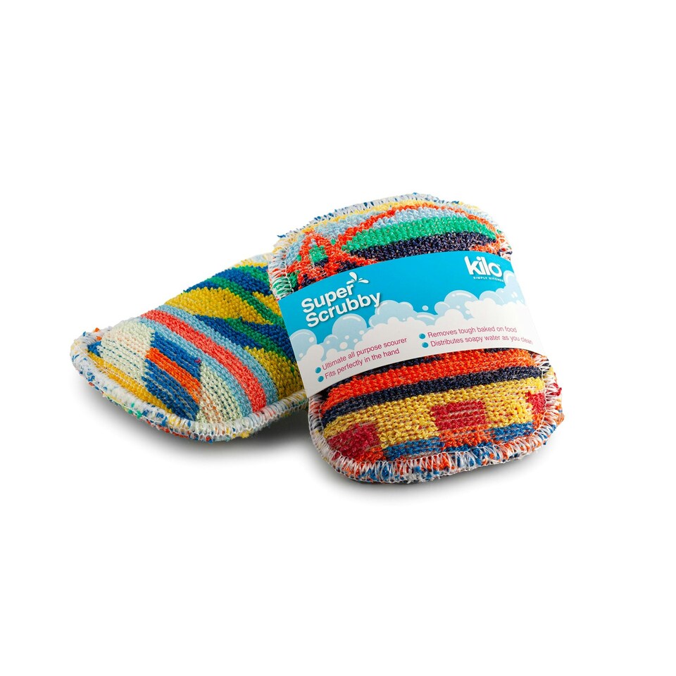 image 1 of Kilo Mini Super Scrubby, Eco Scouring Cloth Multi | Set of 4 | One size