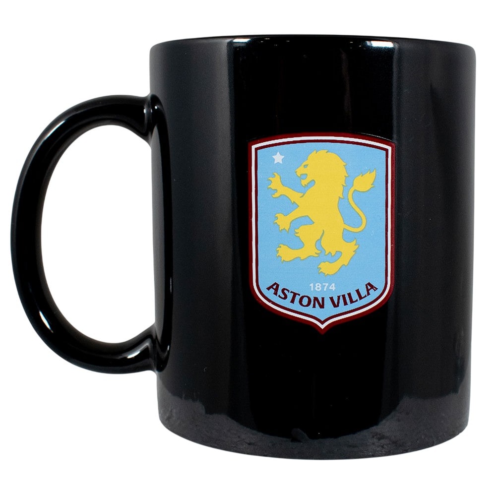 Aston Villa FC Lion 315ml Mug Black Black/Grey One Size 1