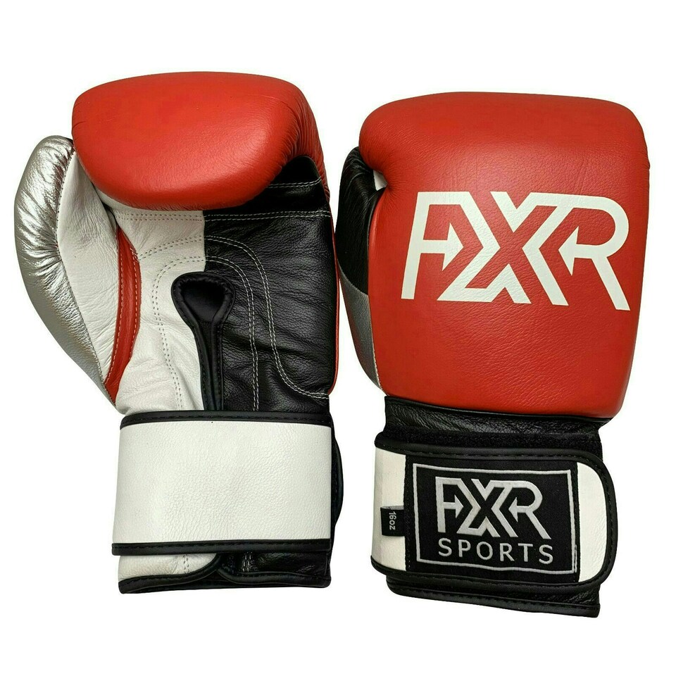 RED COWHIDE LEATHER BOXING GLOVES Red | 16oz