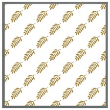 Gold leaf pattern (Picture Frame) Grey | S