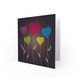 image 2 of Love Heart Balloons Romance Anniversary Valentines Day Card
