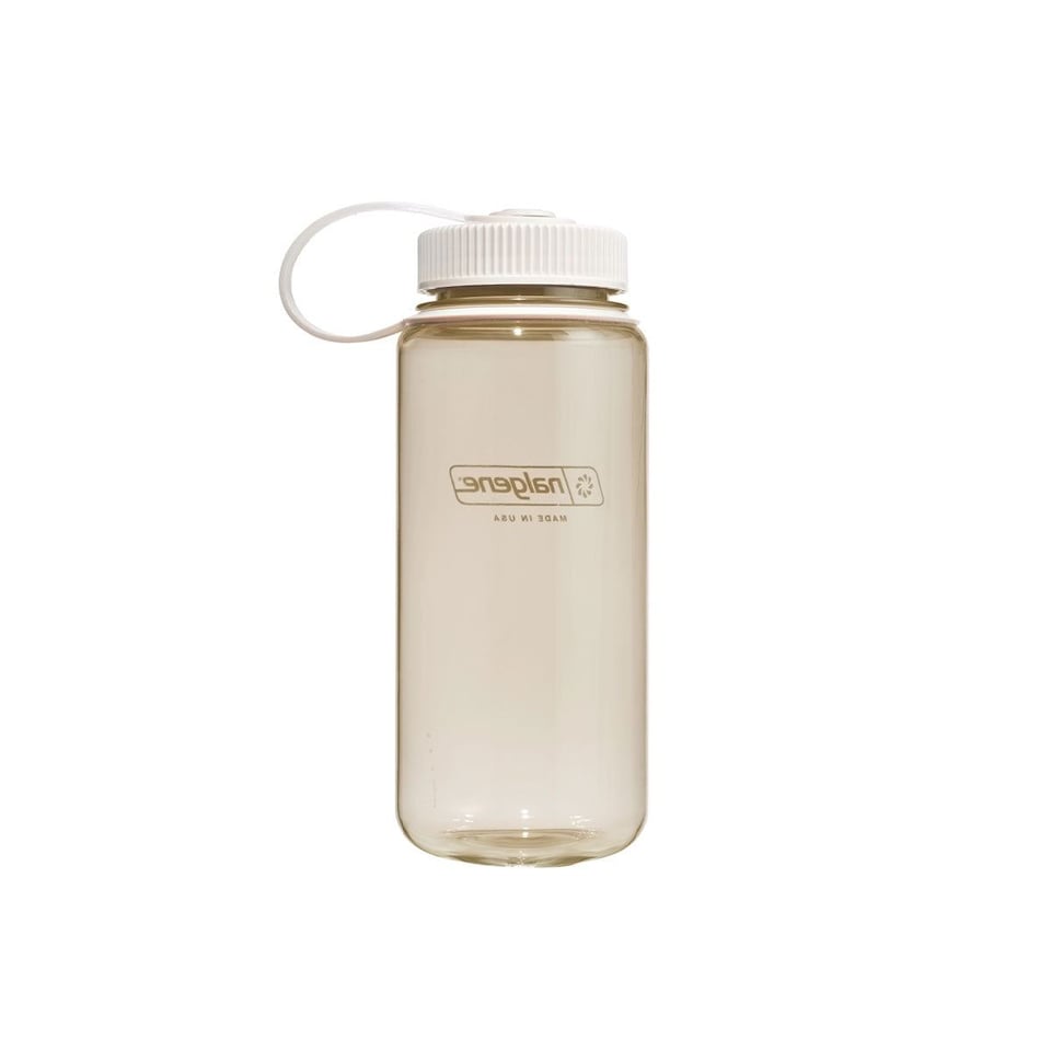 image 1 of Nalgene Wide Mouth 500ml Tritan Sustain Water Bottle - Cotton Monochrome
