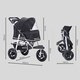 image 3 of Skylos Pet Stroller Pram Dog Carrier Trailer Strollers 3 Wheels Foldable