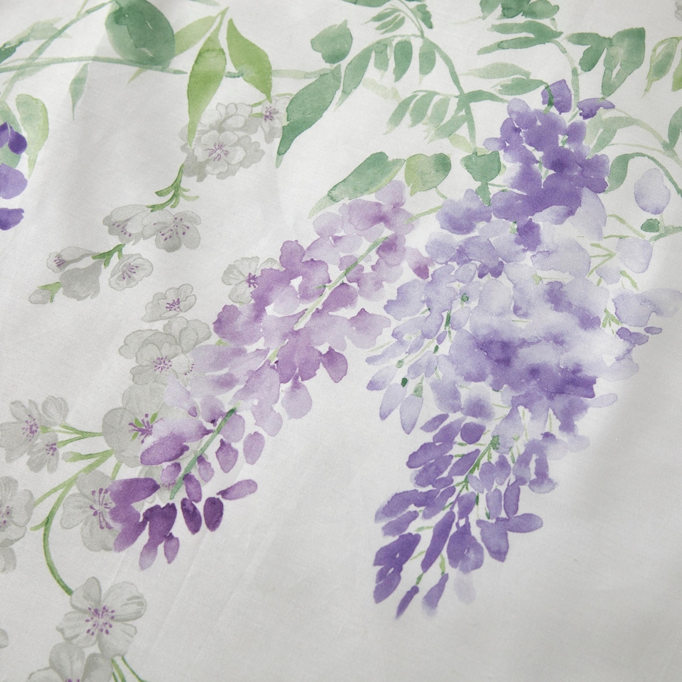 image 1 of D & D Wisteria Duvet Cover Set Lilac