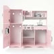 image 5 of Kidoz Signature Wooden Play Kitchen - Role Play Kitchen - Pink | Pink